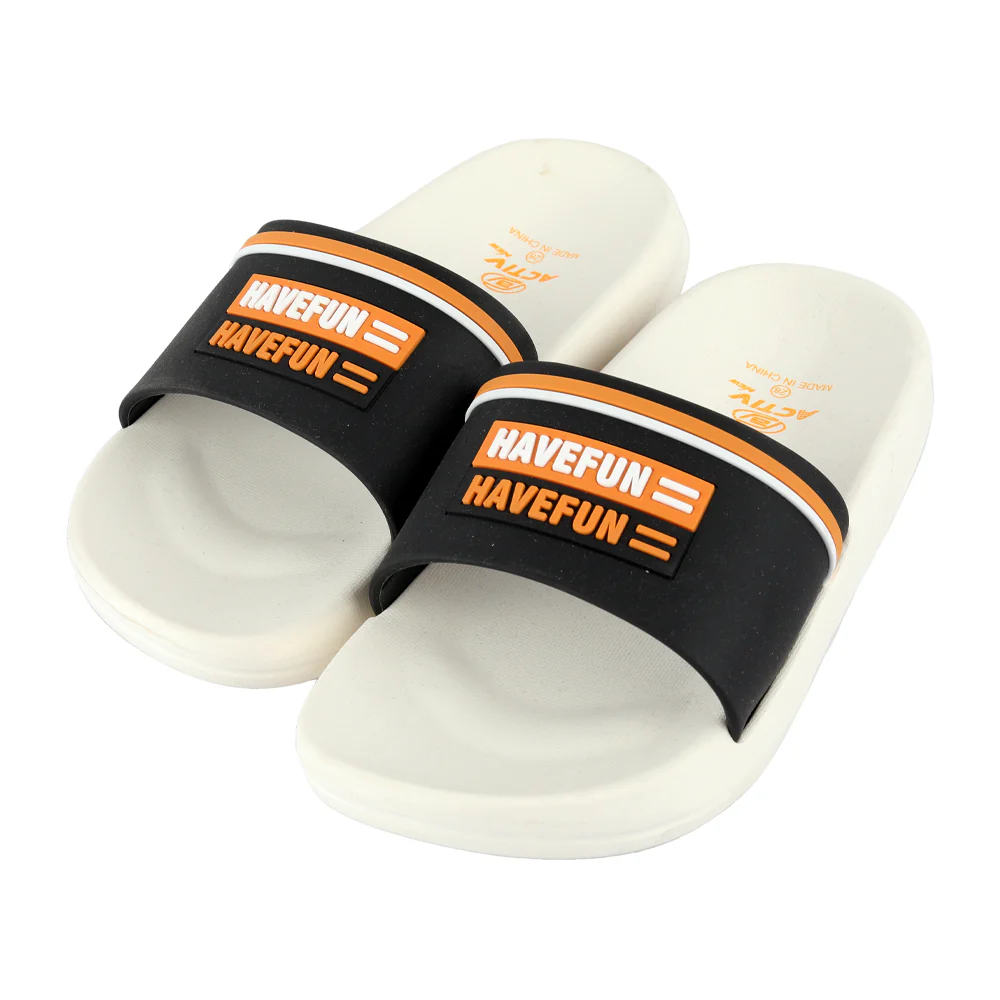 ACTIVNEW KIDS SLIPPER - BLK*BEIG - Image 3