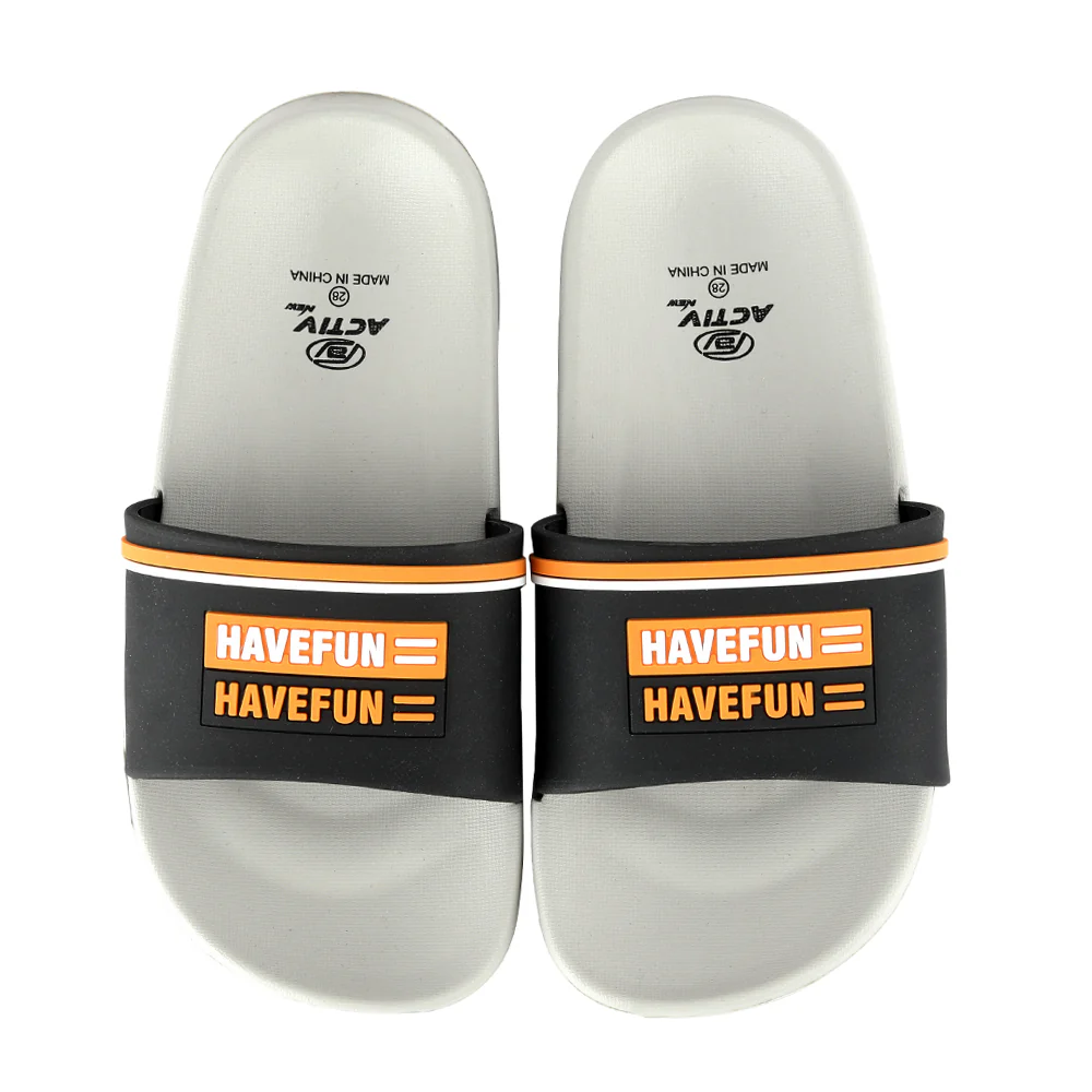 ACTIVNEW KIDS SLIPPER - BLK*GREY - Image 2