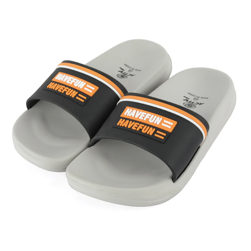 ACTIVNEW KIDS SLIPPER - BLK*GREY - Image 3