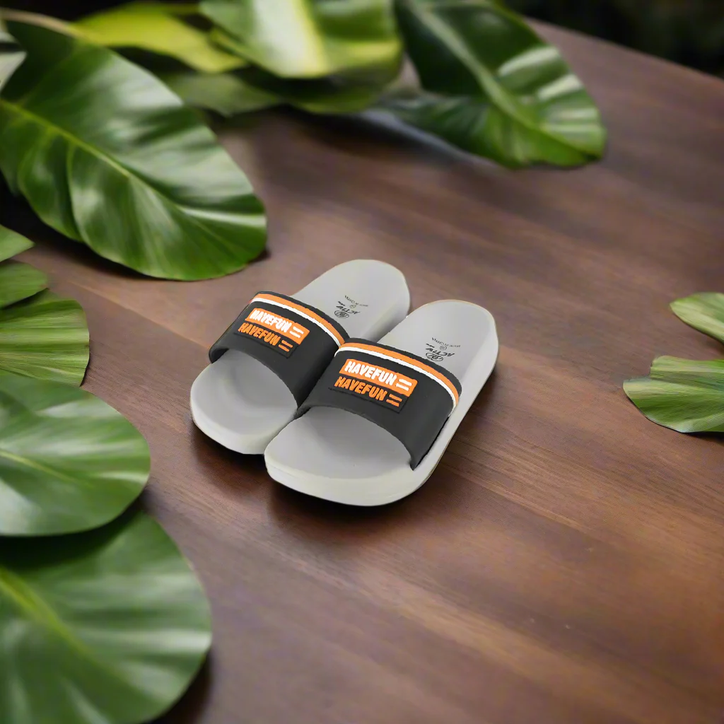 ACTIVNEW KIDS SLIPPER - BLK*GREY - Image 4