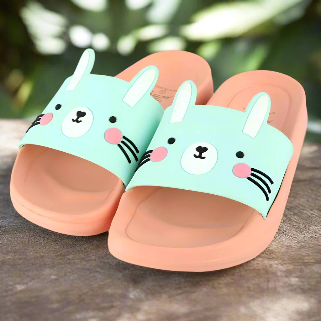 ACTIVNEW KIDS SLIPPER - GRN*PINK