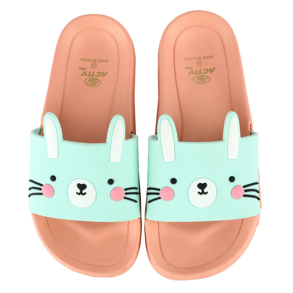 ACTIVNEW KIDS SLIPPER - GRN*PINK - Image 2