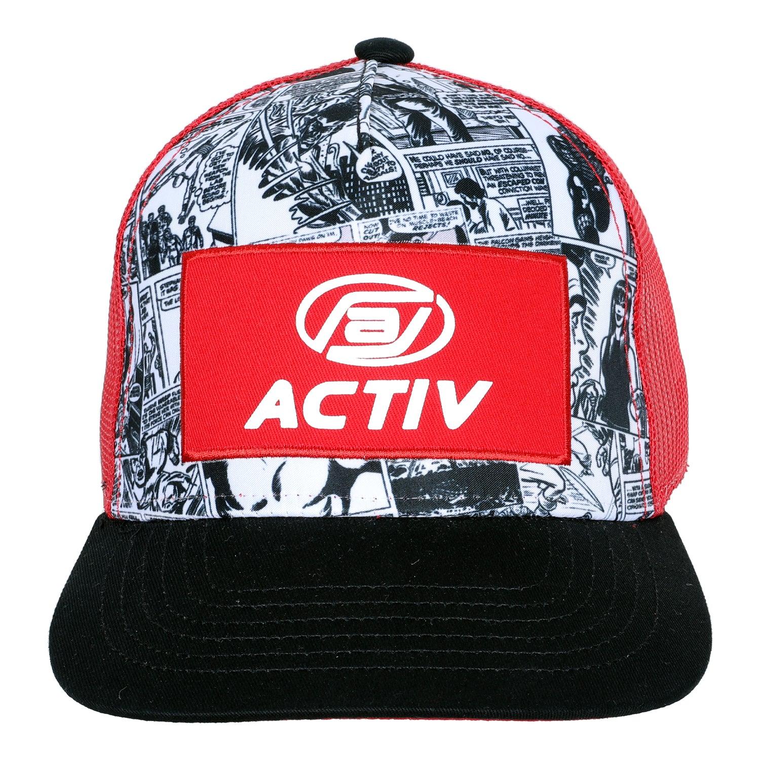 ACTIVNEW MEN SNAP CAP - RED - Image 2
