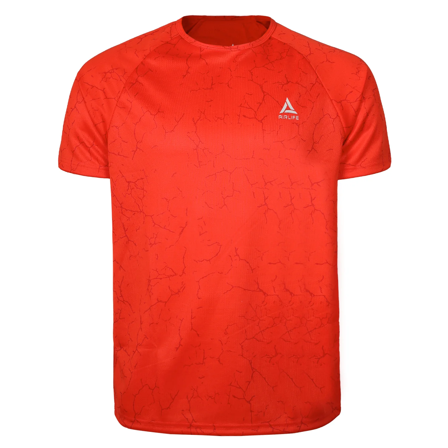 AIRLIFE F.COVER R.NECK T-SHIRT - ORANGE