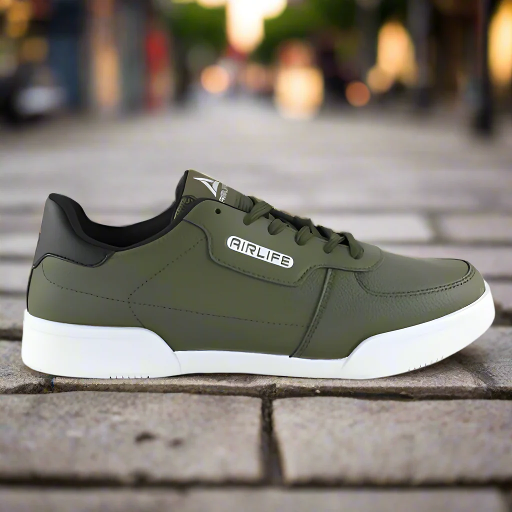 AIRLIFE FASHION SHOES -OLIVE - Image 5