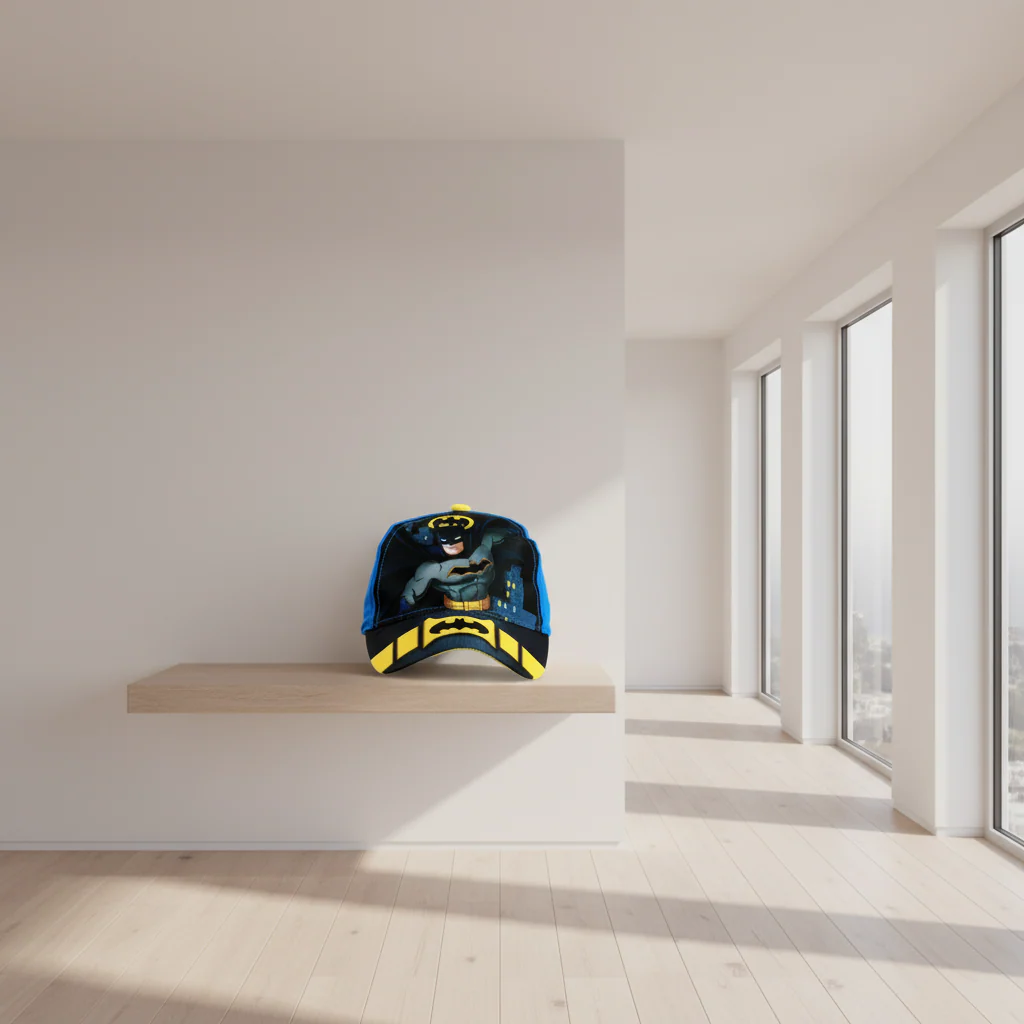 BATMAN BOY'S SNAP CAP - ROYAL